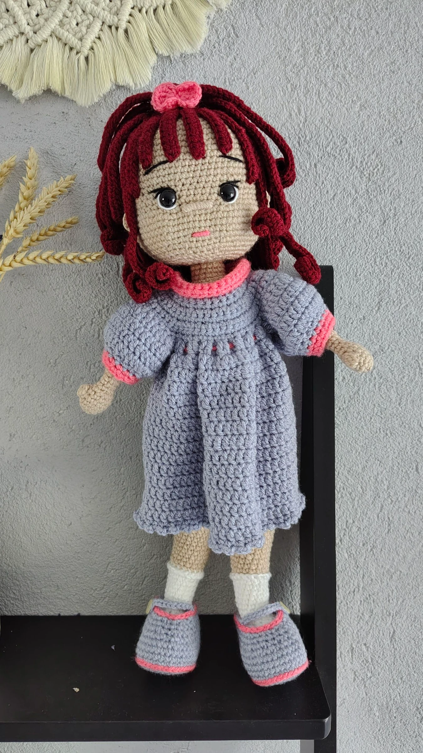 Poupée artisanale au crochet "Isabella" - Déco cadeau